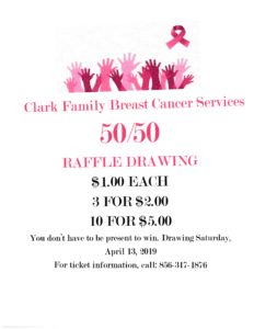 Clark Family Breast Cancer Services - 50/50 Raffle Drawing @ Westbrook Lanes | Brooklawn | New Jersey | United States
